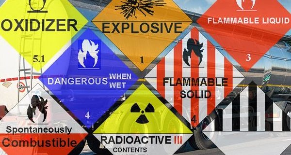 لوزی خطر مخازن